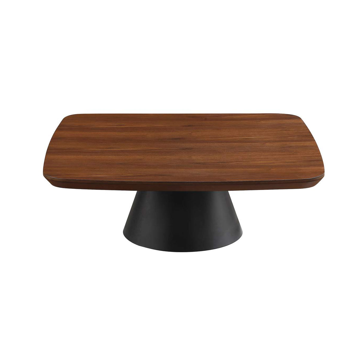 710010 Eason 2-piece Coffee Table Set Walnut and Black