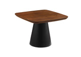 710010 Eason 2-piece Coffee Table Set Walnut and Black