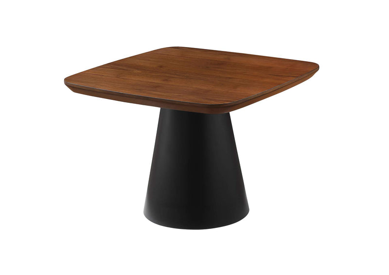 710010 Eason 2-piece Coffee Table Set Walnut and Black