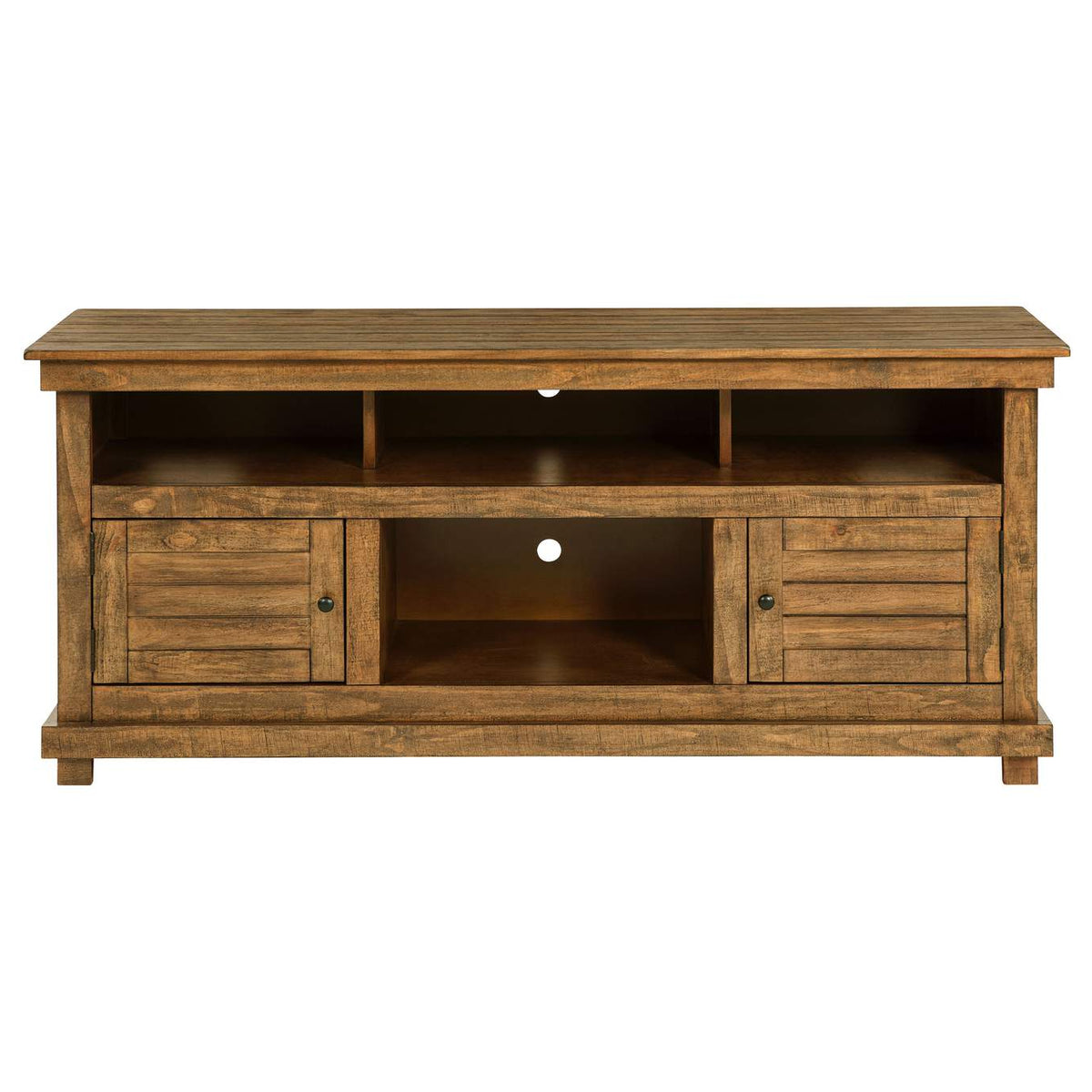 710042 Payne 60-inch TV Stand Media Console Distressed Brown