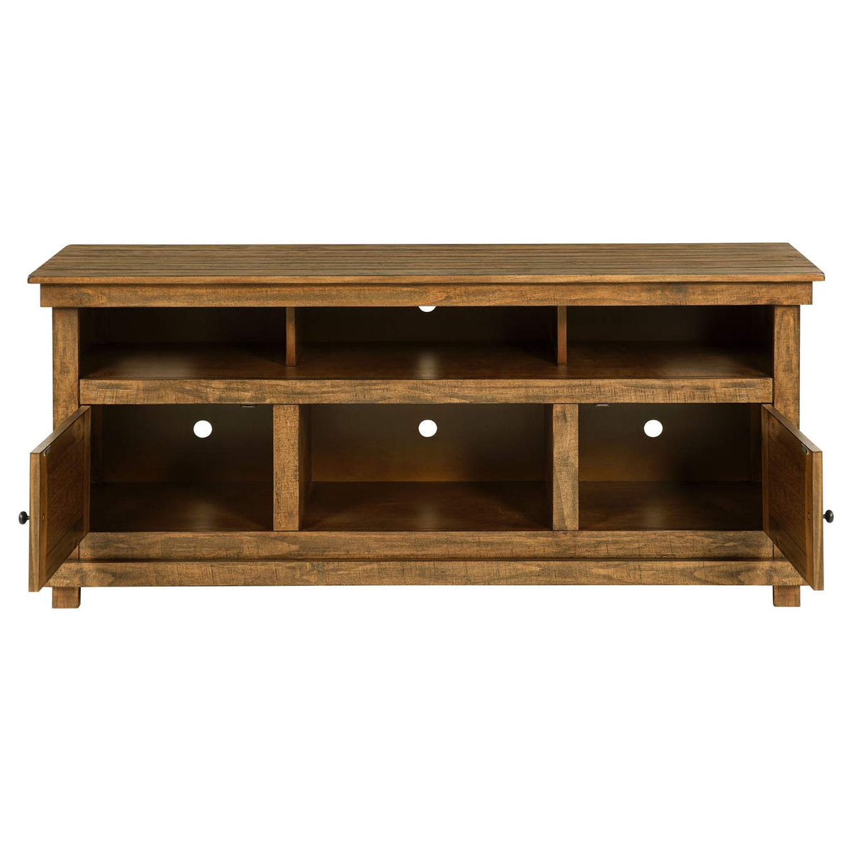 710042 Payne 60-inch TV Stand Media Console Distressed Brown