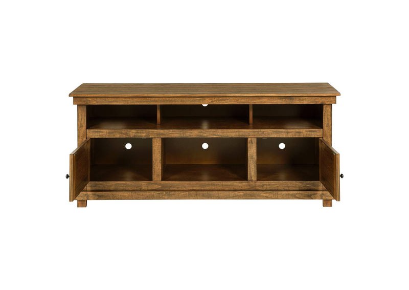 710042 Payne 60-inch TV Stand Media Console Distressed Brown