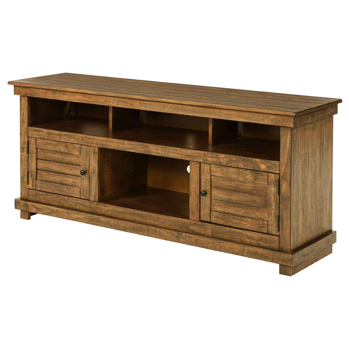 710042 Payne 60-inch TV Stand Media Console Distressed Brown
