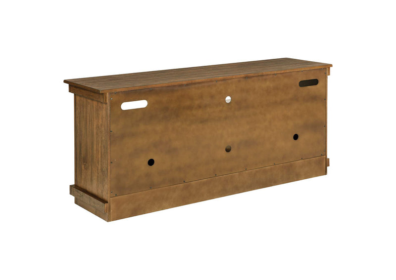 710042 Payne 60-inch TV Stand Media Console Distressed Brown