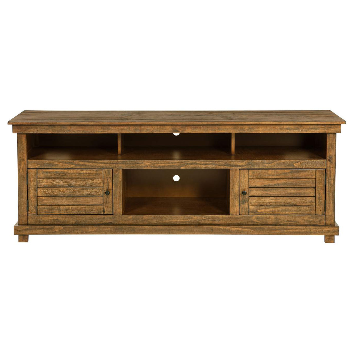 710043 Payne 70-inch TV Stand Media Console Distressed Brown