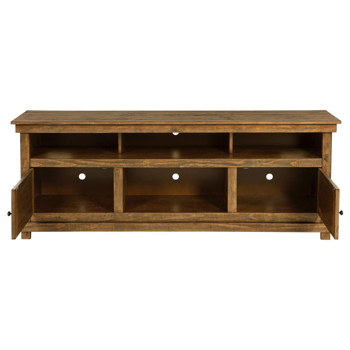 710043 Payne 70-inch TV Stand Media Console Distressed Brown
