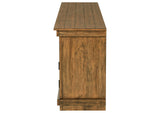 710043 Payne 70-inch TV Stand Media Console Distressed Brown