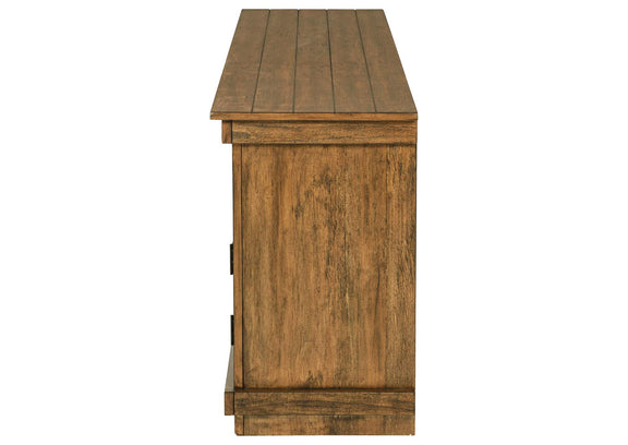 710043 Payne 70-inch TV Stand Media Console Distressed Brown