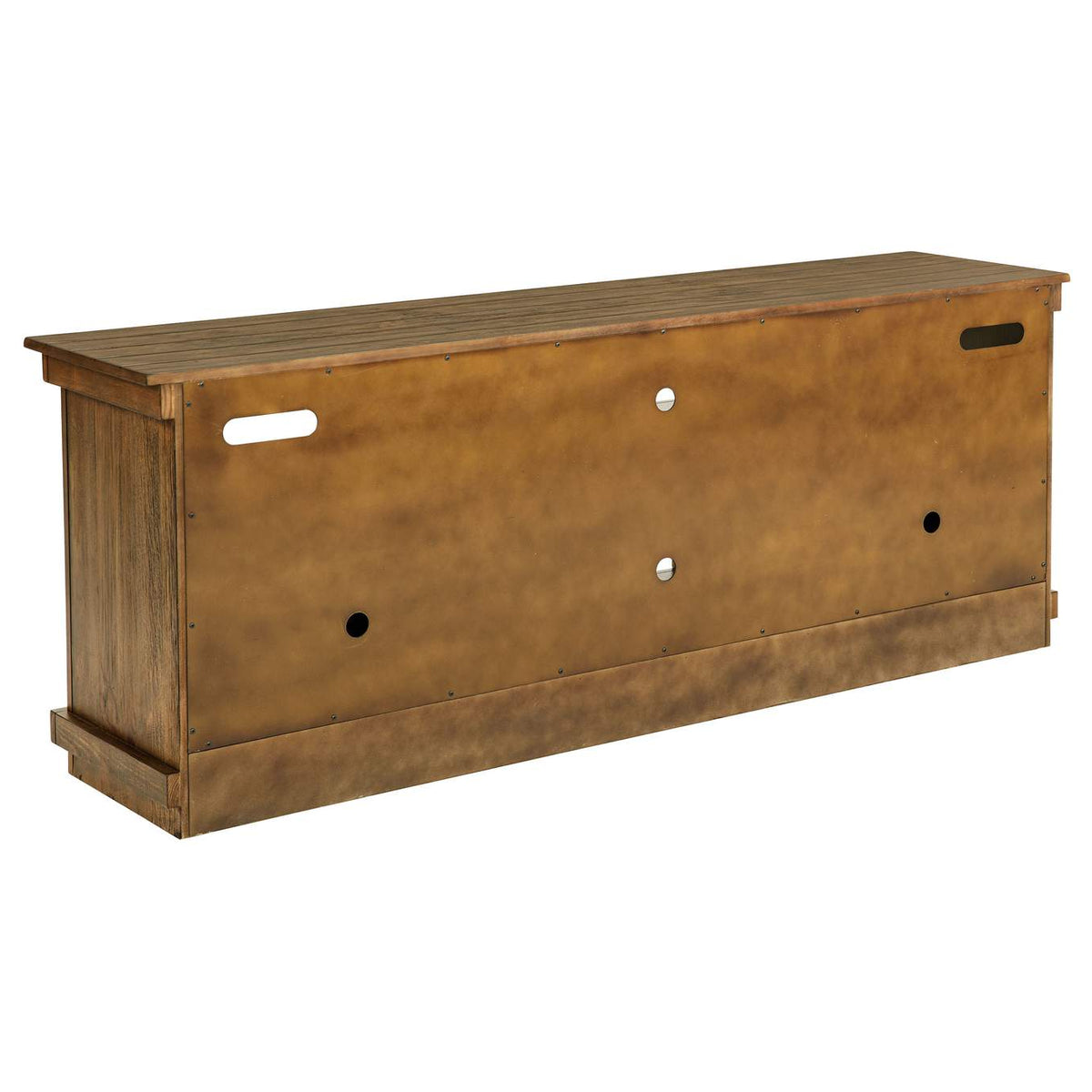 710043 Payne 70-inch TV Stand Media Console Distressed Brown