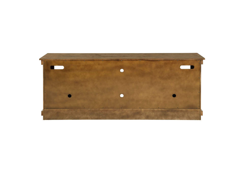 710043 Payne 70-inch TV Stand Media Console Distressed Brown