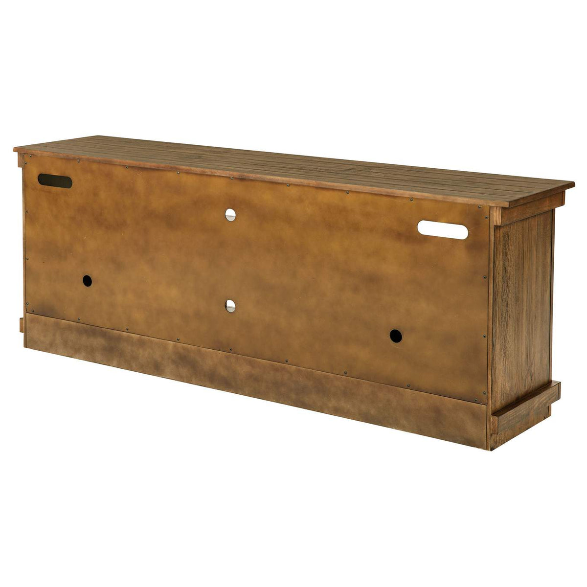 710043 Payne 70-inch TV Stand Media Console Distressed Brown
