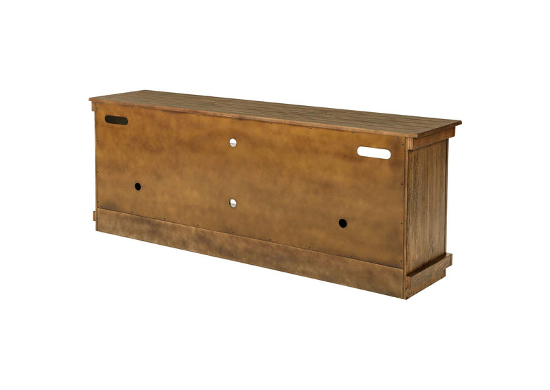 710043 Payne 70-inch TV Stand Media Console Distressed Brown