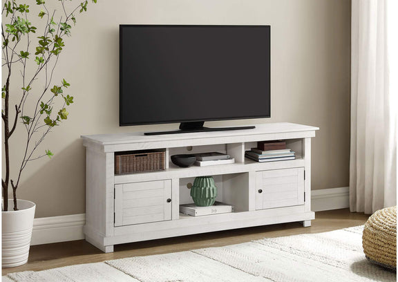 710052 Payne 60-inch TV Stand Media Console Distressed White
