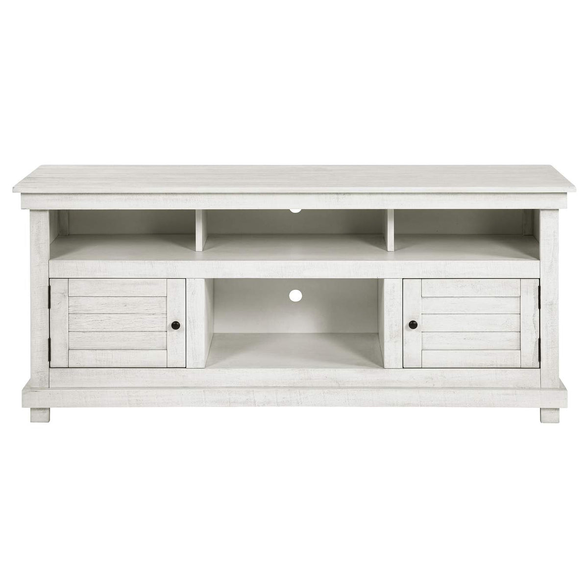 710052 Payne 60-inch TV Stand Media Console Distressed White
