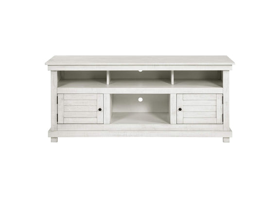 710052 Payne 60-inch TV Stand Media Console Distressed White