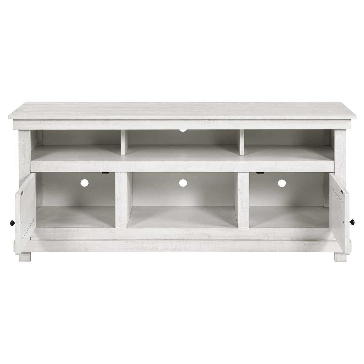 710052 Payne 60-inch TV Stand Media Console Distressed White