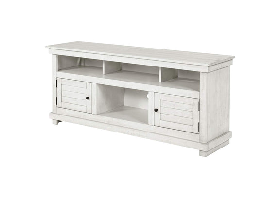 710052 Payne 60-inch TV Stand Media Console Distressed White