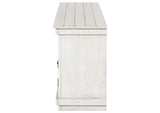 710052 Payne 60-inch TV Stand Media Console Distressed White