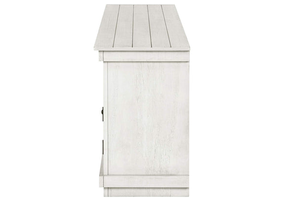 710052 Payne 60-inch TV Stand Media Console Distressed White