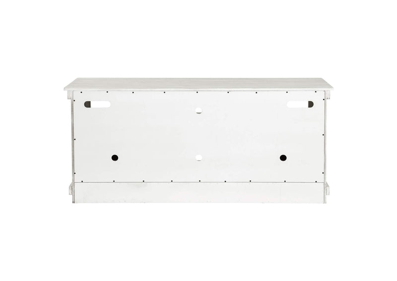 710052 Payne 60-inch TV Stand Media Console Distressed White
