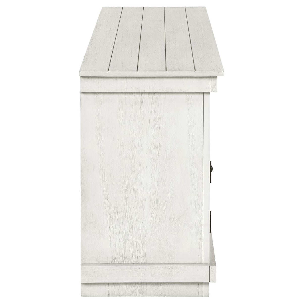 710052 Payne 60-inch TV Stand Media Console Distressed White