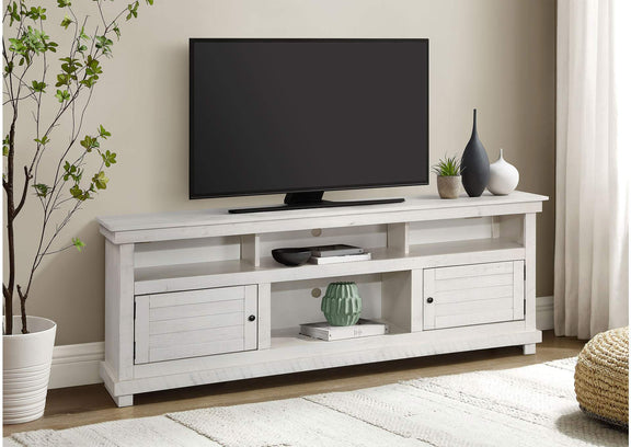 710053 Payne 70-inch TV Stand Media Console Distressed White