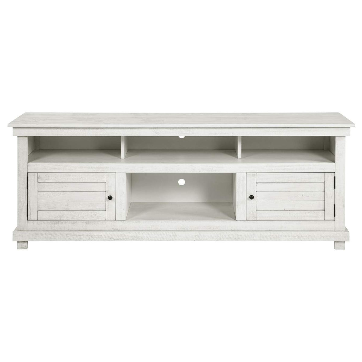 710053 Payne 70-inch TV Stand Media Console Distressed White