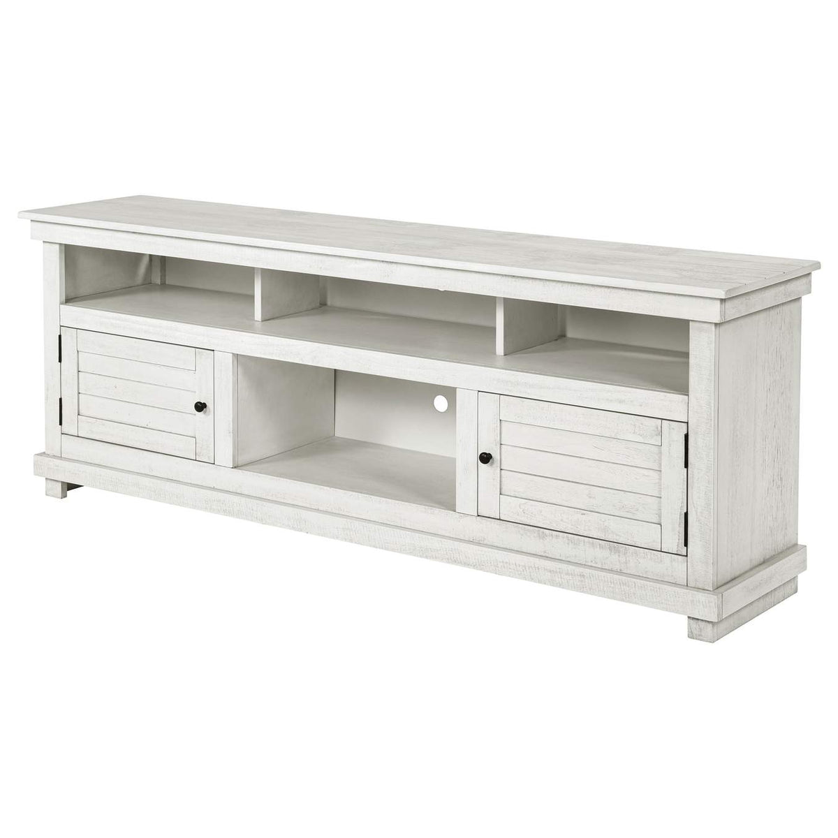 710053 Payne 70-inch TV Stand Media Console Distressed White