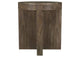 710137 Kinkaid Round Solid Mango Wood End Table Brown