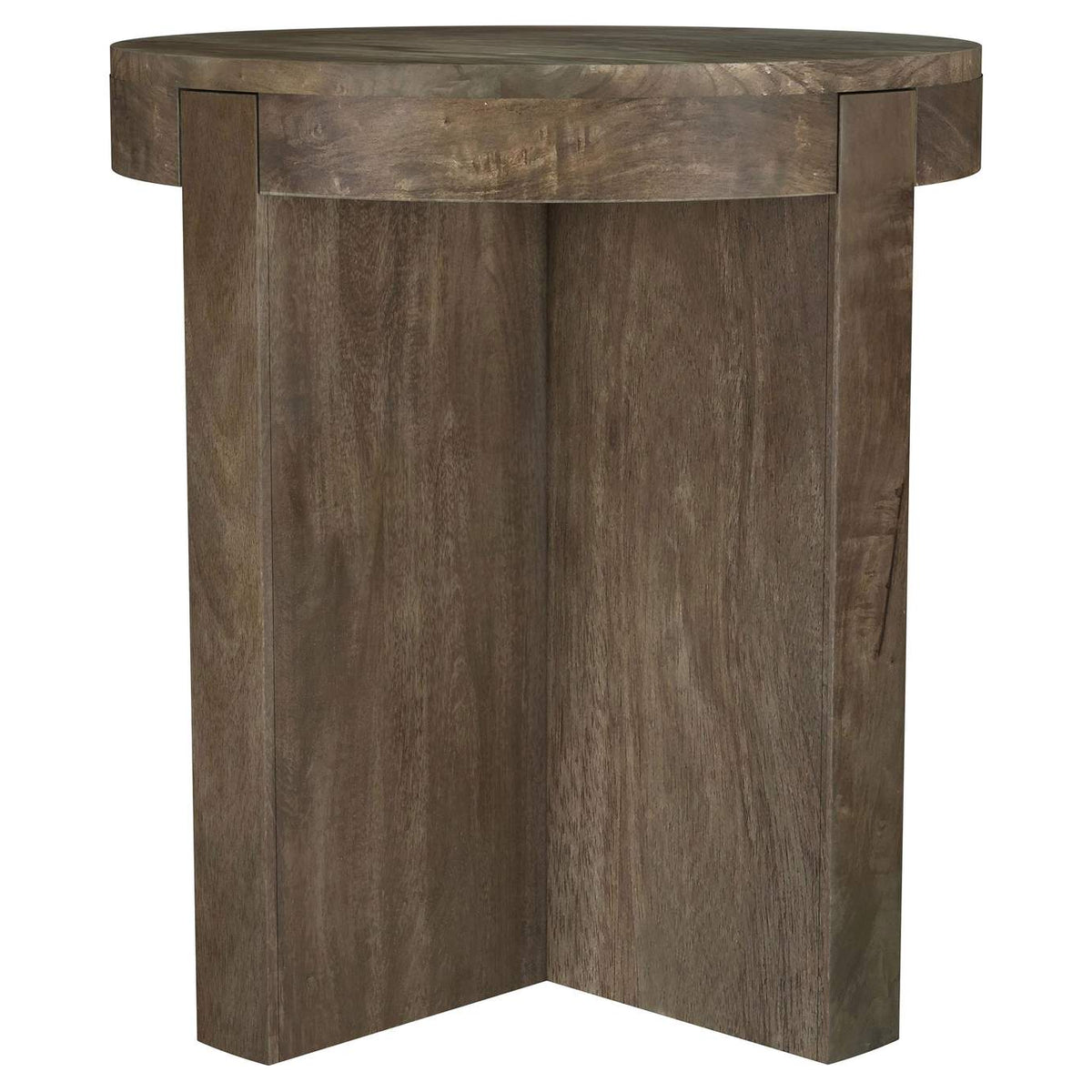 710138-S2 Kinkaid 2-piece Solid Wood Coffee and End Table Set Brown
