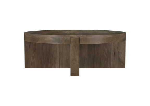 710138-S2 Kinkaid 2-piece Solid Wood Coffee and End Table Set Brown