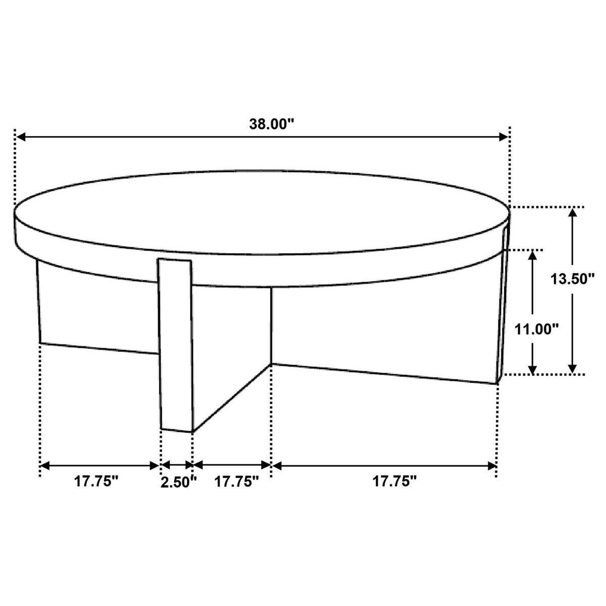 710138-S2 Kinkaid 2-piece Solid Wood Coffee and End Table Set Brown