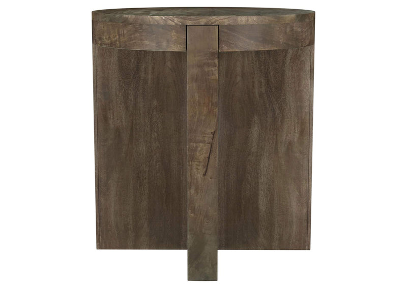 710138-S3 Kinkaid 3-piece Solid Wood Coffee and End Table Set Brown