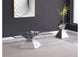 710208-S2 Jenny 2-piece Rectangular Coffee and End Table Set Chrome