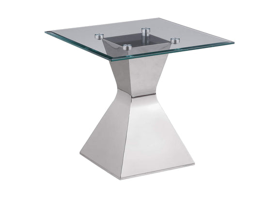 710208-S3 Jenny 3-piece Rectangular Coffee and End Table Set Chrome