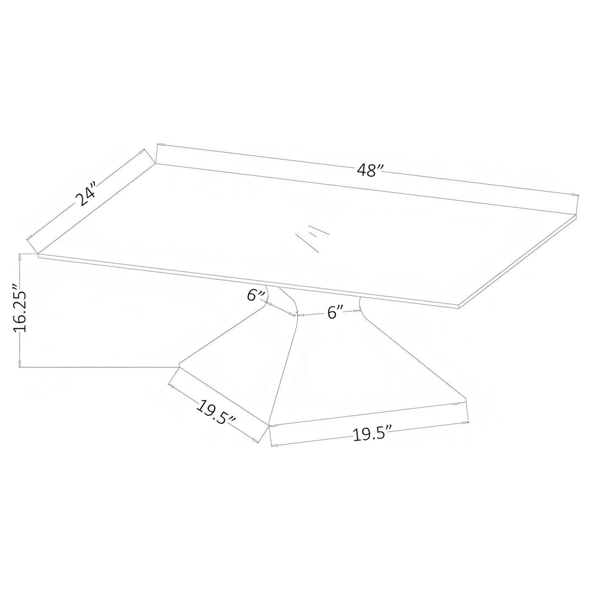 710208-S3 Jenny 3-piece Rectangular Coffee and End Table Set Chrome