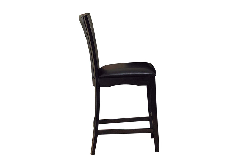 710-24 Daisy Counter Height Chair, Dark Brown Bi-Cast Vinyl