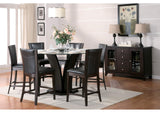 710-24 Daisy Counter Height Chair, Dark Brown Bi-Cast Vinyl