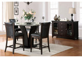 710-24 Daisy Counter Height Chair, Dark Brown Bi-Cast Vinyl