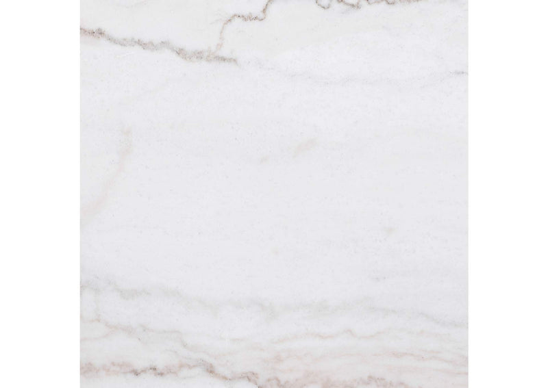 710417 Jason Round White Marble Top Side End Table Charcoal
