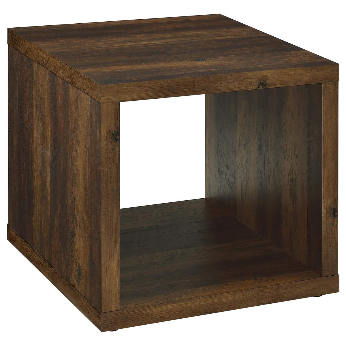 710508-S2 Frisco 2-piece Coffee and End Table Set Dark Pine