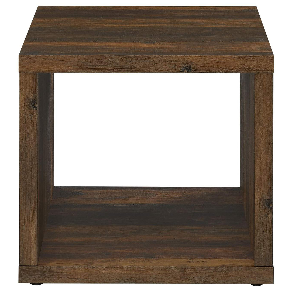 710508-S2 Frisco 2-piece Coffee and End Table Set Dark Pine