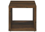 710508-S2 Frisco 2-piece Coffee and End Table Set Dark Pine