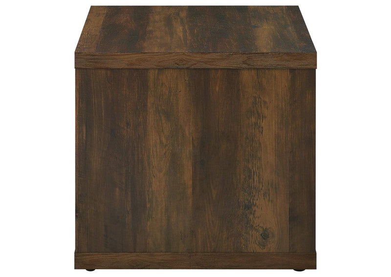 710508-S2 Frisco 2-piece Coffee and End Table Set Dark Pine