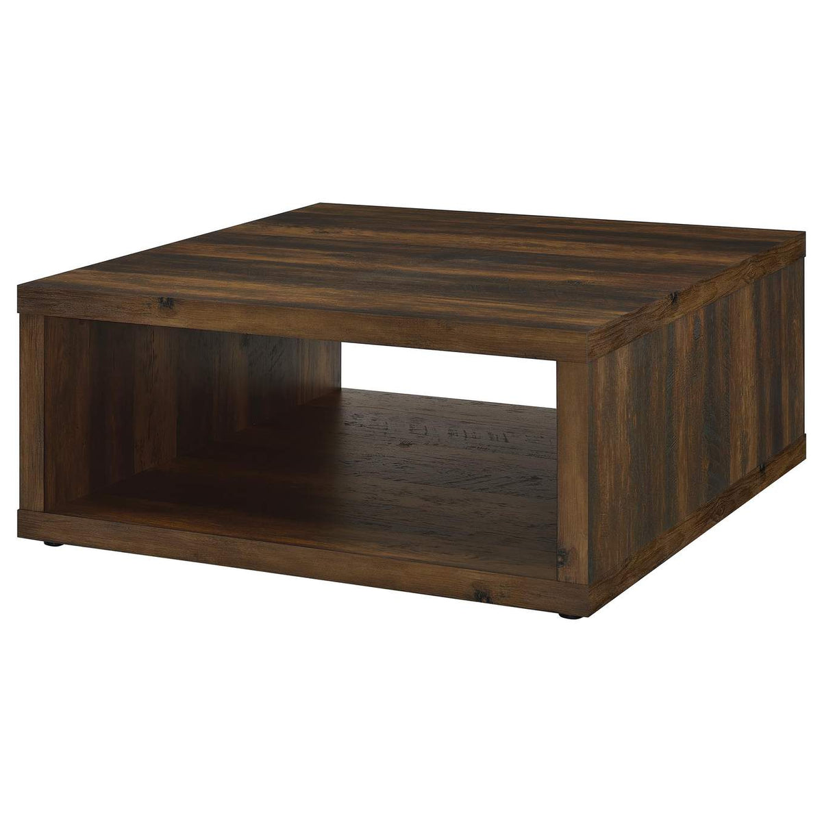 710508-S2 Frisco 2-piece Coffee and End Table Set Dark Pine