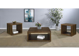 710508-S3 Frisco 3-piece Coffee and End Table Set Dark Pine