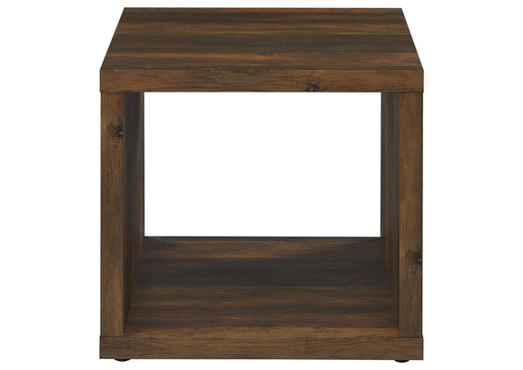 710508-S3 Frisco 3-piece Coffee and End Table Set Dark Pine
