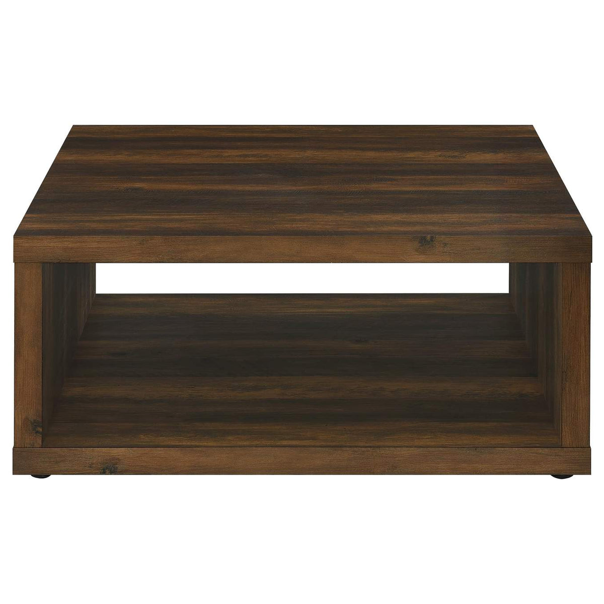 710508 Frisco Square Engineered Wood Coffee Table Dark Pine
