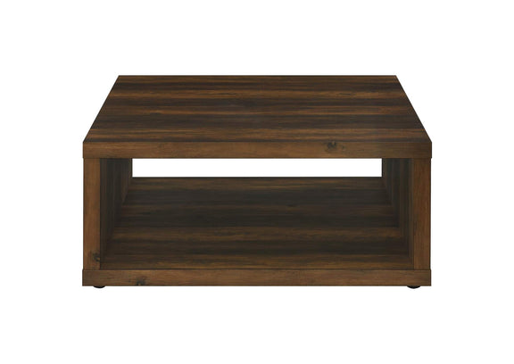 710508 Frisco Square Engineered Wood Coffee Table Dark Pine