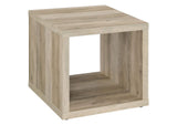 710518-S2 Frisco 2-piece Coffee and End Table Set Distressed Pine